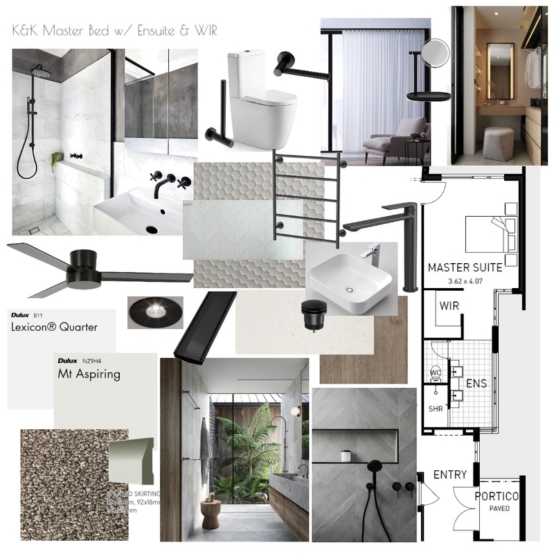 K&K Master Bed/WIR/Ensuite Mood Board by klaudiamj on Style Sourcebook