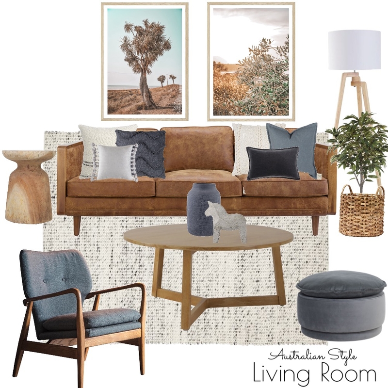 Australian Style Living Room Mood Board by MEGHAN ELIZABETH on Style Sourcebook