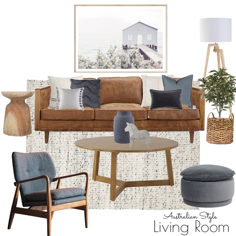 Australian Style Living Room Mood Board by MEGHAN ELIZABETH on Style Sourcebook