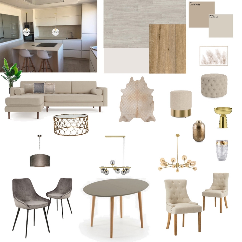 braun/beige/gold Mood Board by Nikola on Style Sourcebook