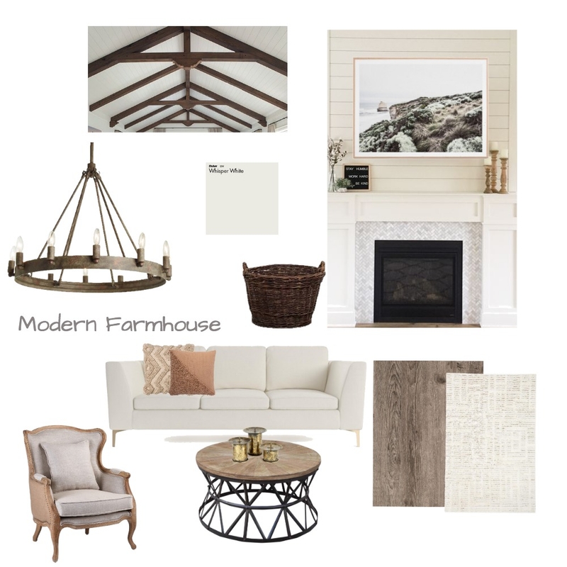 Modern Farmhouse Mood Board by Djaylah on Style Sourcebook