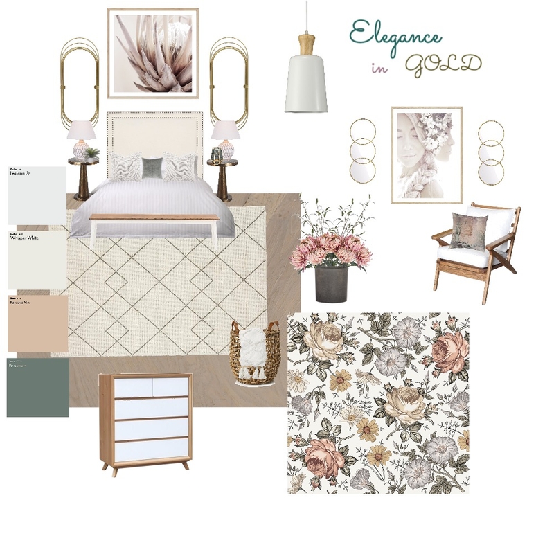 bedroom Mood Board by ADORN STYLING INTERIORS on Style Sourcebook