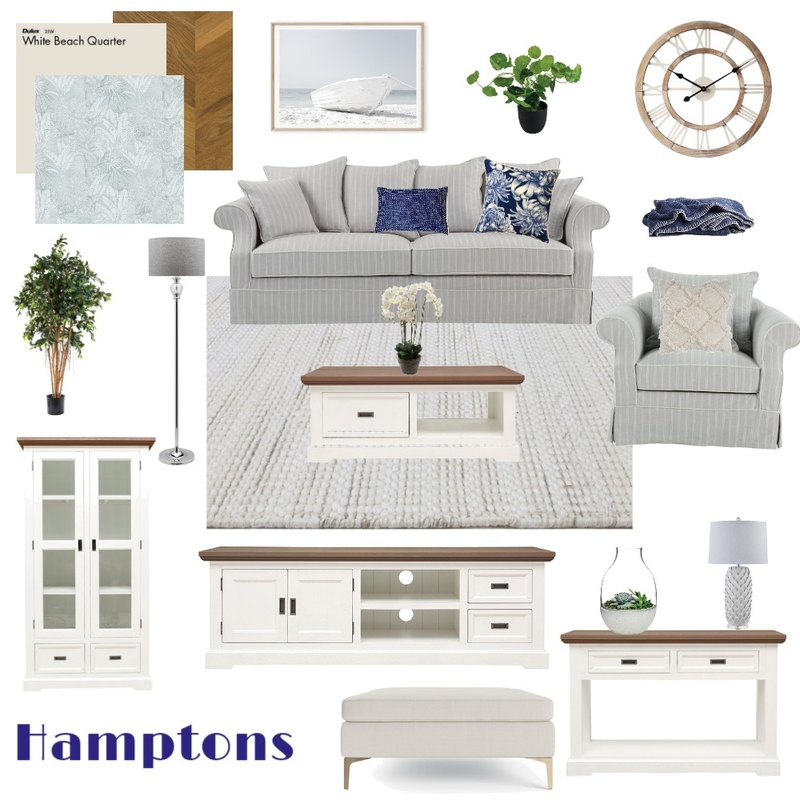 Hamptons Mood Board by Kimmy0511 on Style Sourcebook