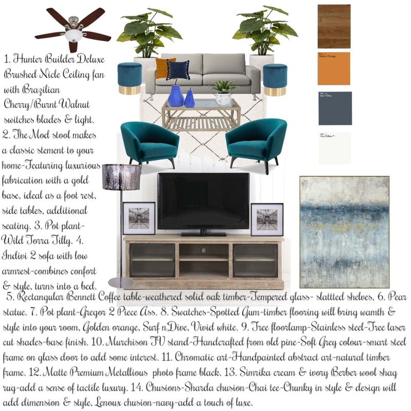 Moodbord living room Mood Board by Stephanievanbrakel on Style Sourcebook