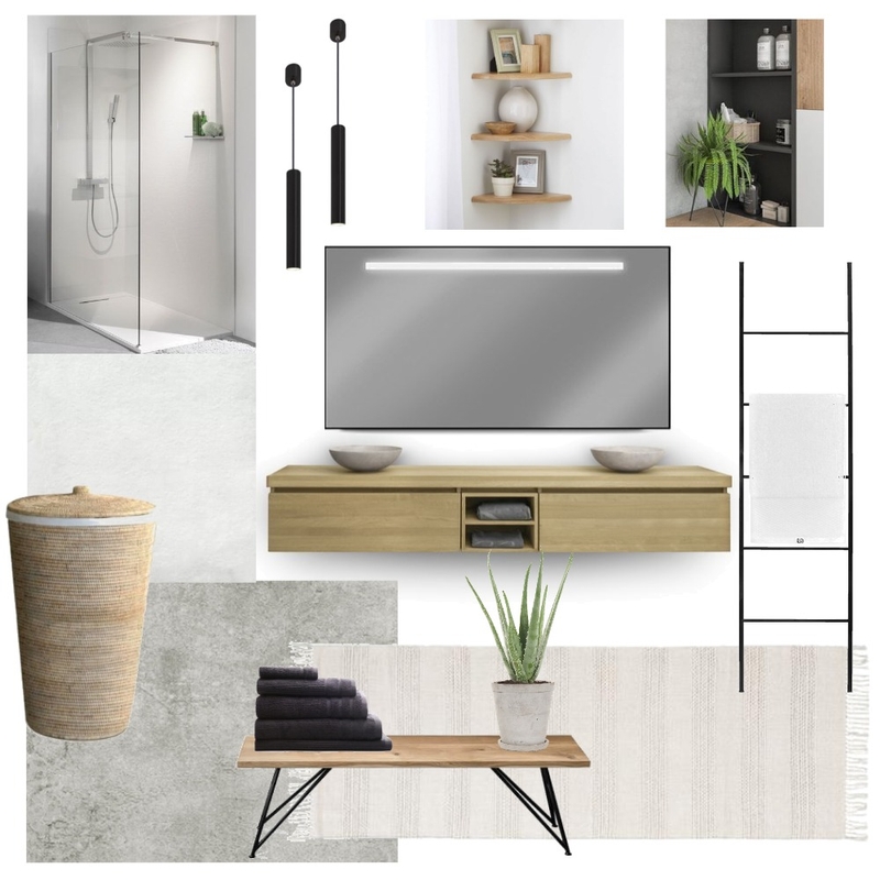 Badkamer sample board Mood Board by Astrid on Style Sourcebook