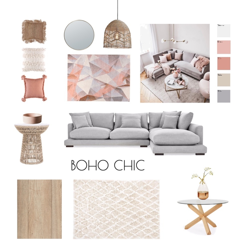 BOHO CHIC Mood Board by AMAVI INTERIOR DESIGN on Style Sourcebook