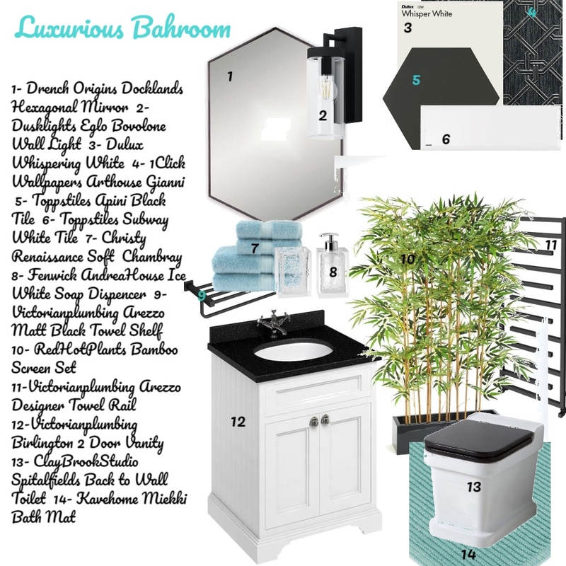 Bathroom Sample Board Mood Board by Laczi Emôke on Style Sourcebook