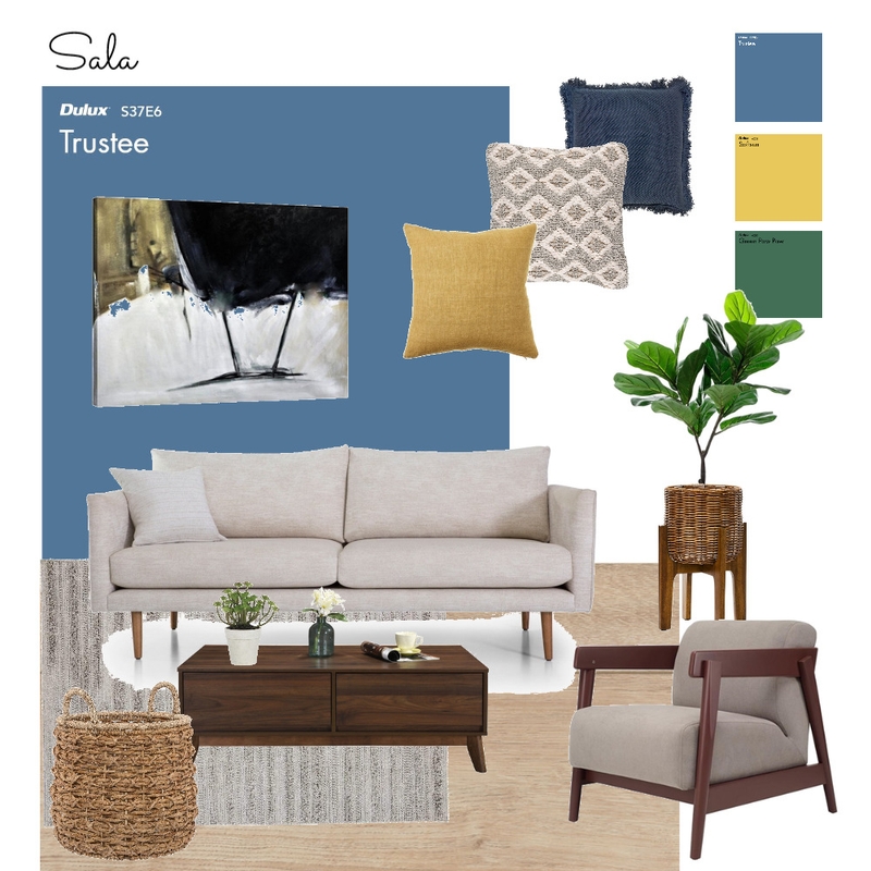 Sala azul Mood Board by may.omori on Style Sourcebook