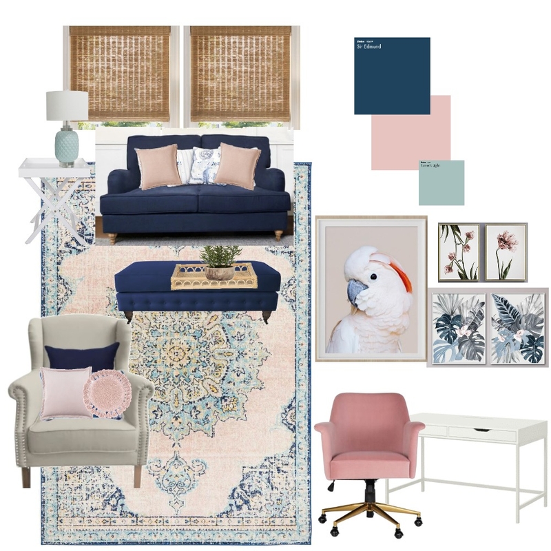 Little Lounge Study Mood Board by christina_helene designs on Style Sourcebook