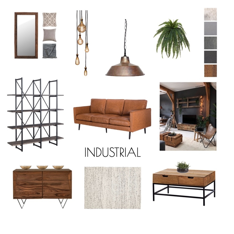 INDUSTRIAL Mood Board by AMAVI INTERIOR DESIGN on Style Sourcebook