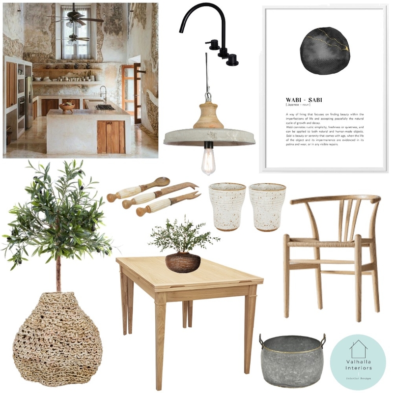 wabi sabi kitchen Mood Board by Valhalla Interiors on Style Sourcebook