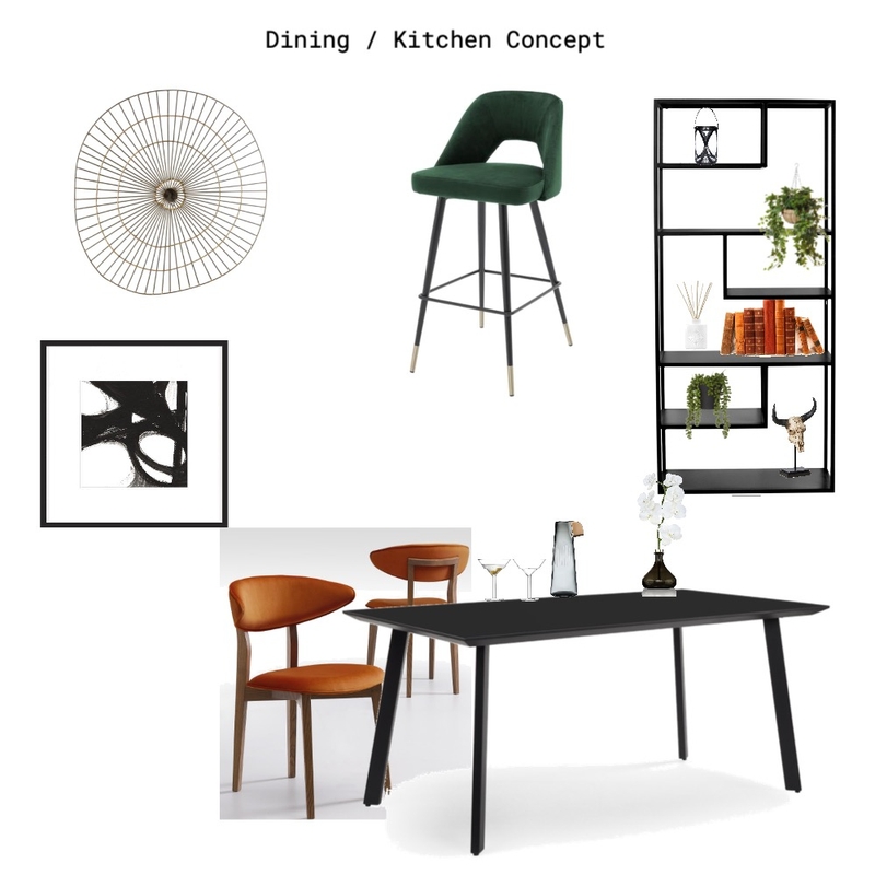 Dining / Kitchen Concept Mood Board by H | F Interiors on Style Sourcebook