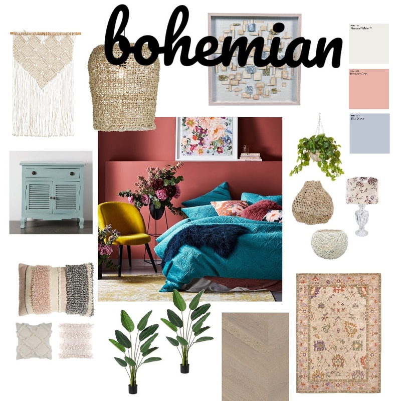 Mod 3 boho Mood Board by Christin on Style Sourcebook