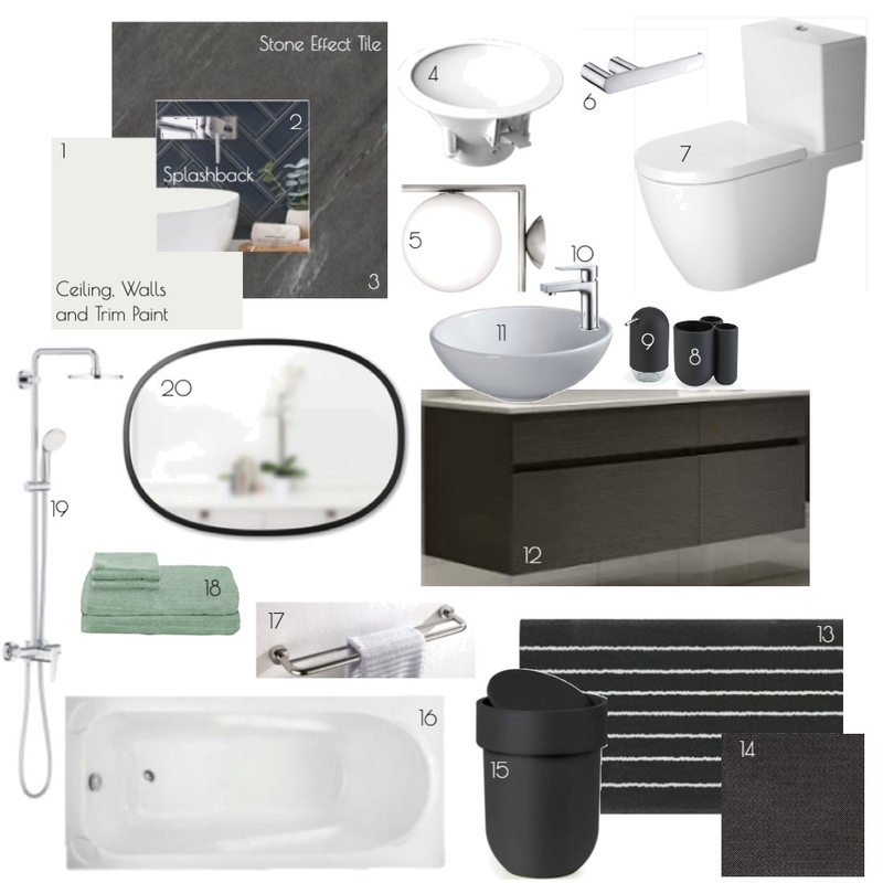 Bathroom Mood Board by xwnn on Style Sourcebook