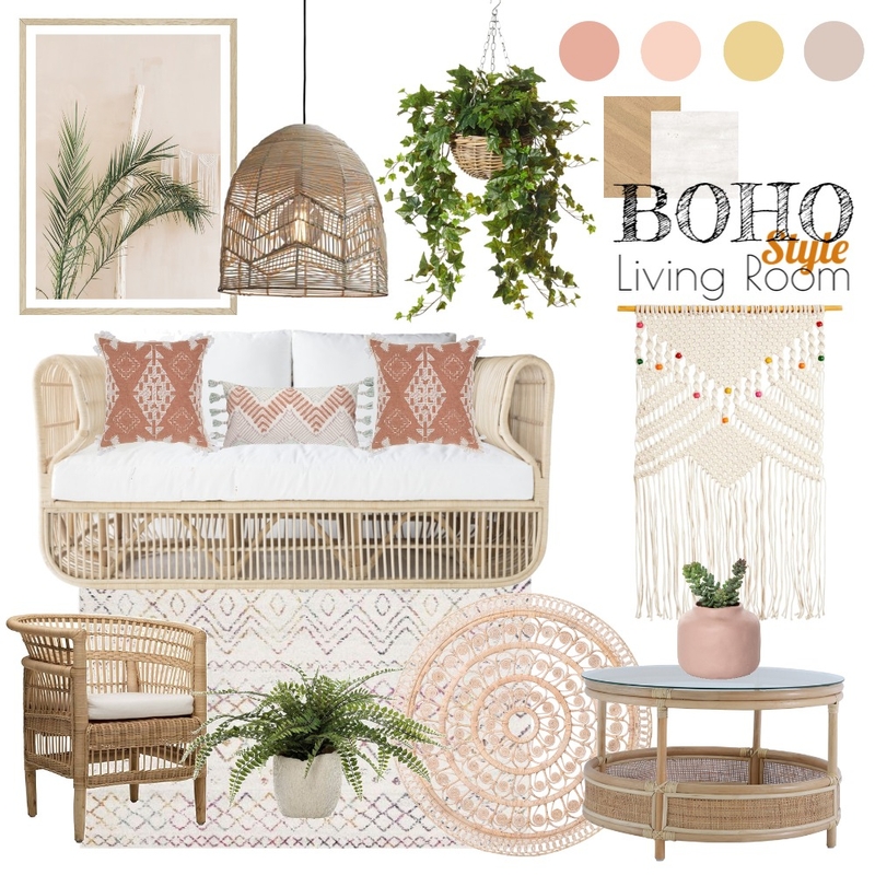 Boho Mood Board by Denisse on Style Sourcebook