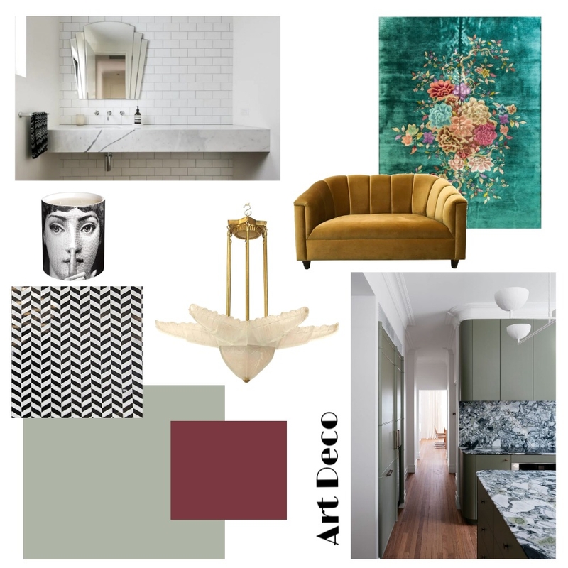 Art Deco Moodboard Mood Board by lozzyh84 on Style Sourcebook