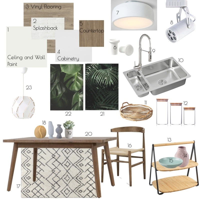 Scandi Kitchen/Dining Mood Board by xwnn on Style Sourcebook