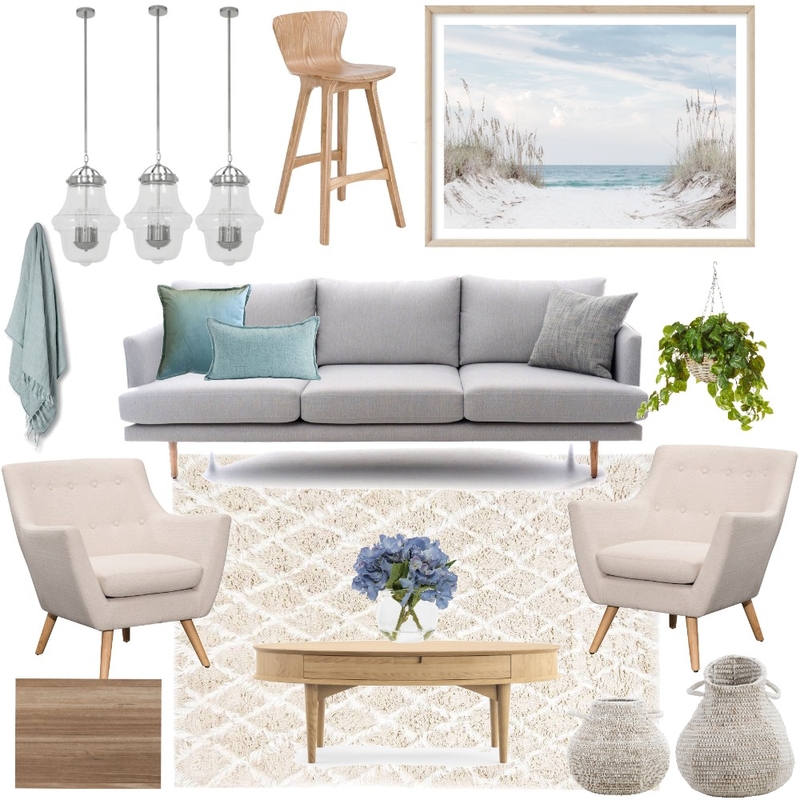 Scandi Coastal Mood Board by Valhalla Interiors on Style Sourcebook