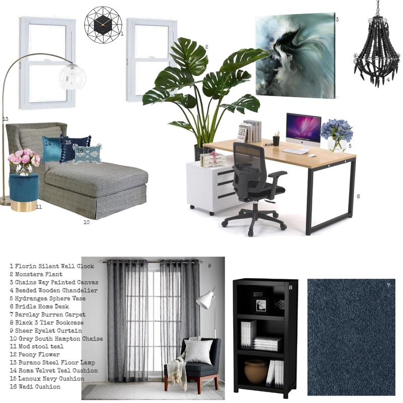 Home office Mood Board by IceCastleInteriors on Style Sourcebook