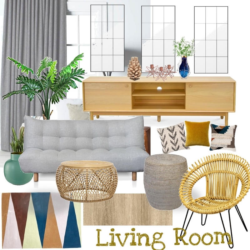 Living Room Mood Board by Architect Nomnom on Style Sourcebook