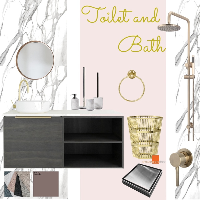 Toilet and Bath Mood Board by Architect Nomnom on Style Sourcebook