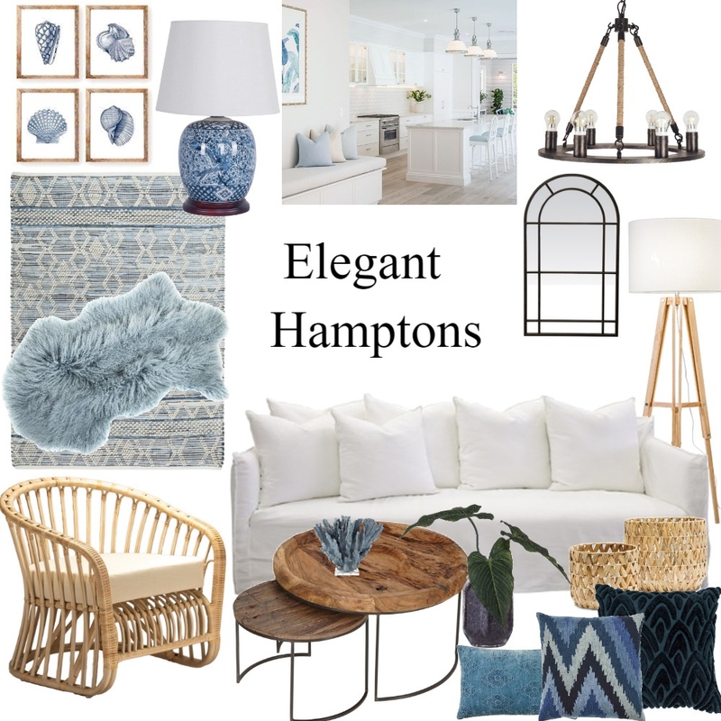 Hamptons Mood Board by staged design on Style Sourcebook