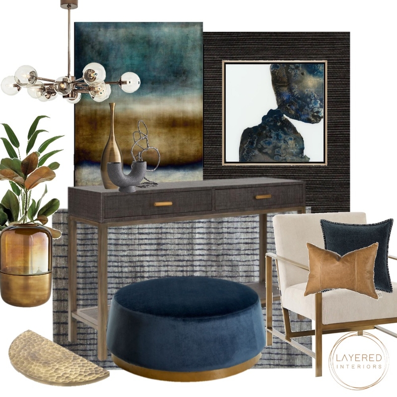 Luxe metallics Mood Board by Layered Interiors on Style Sourcebook