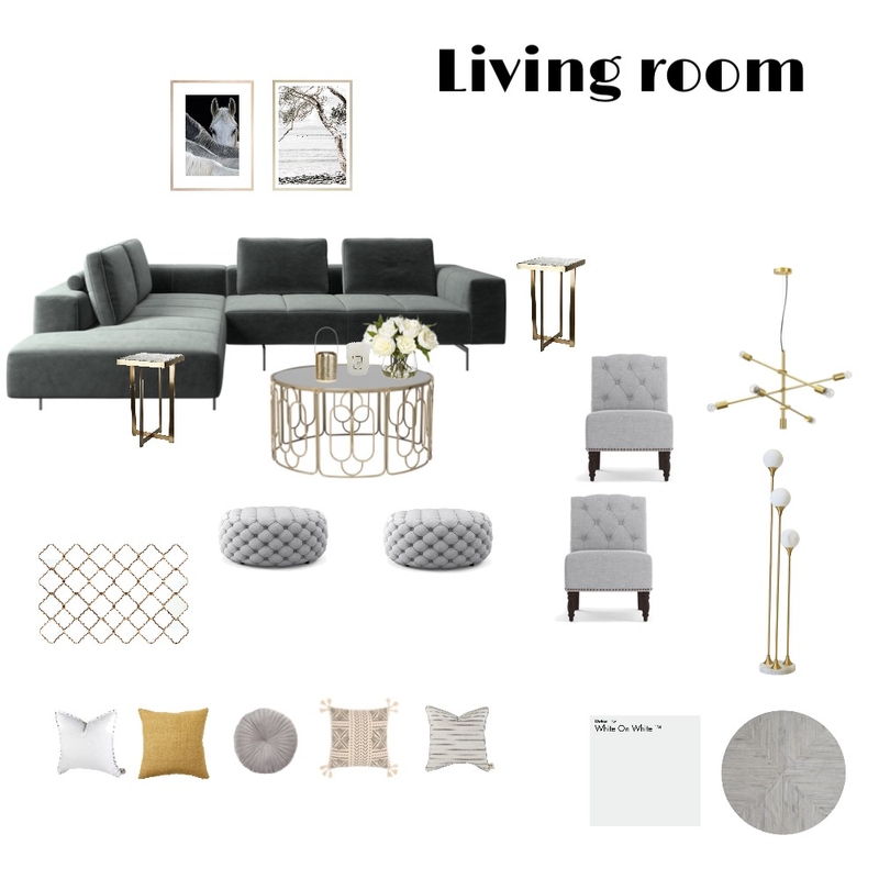 Living room Mood Board by Wafa on Style Sourcebook