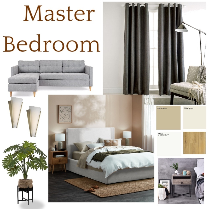 Master Bedroom Mood Board by Architect Nomnom on Style Sourcebook