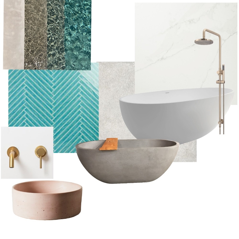 coastal luxe bathroom Mood Board by Mill Handford on Style Sourcebook