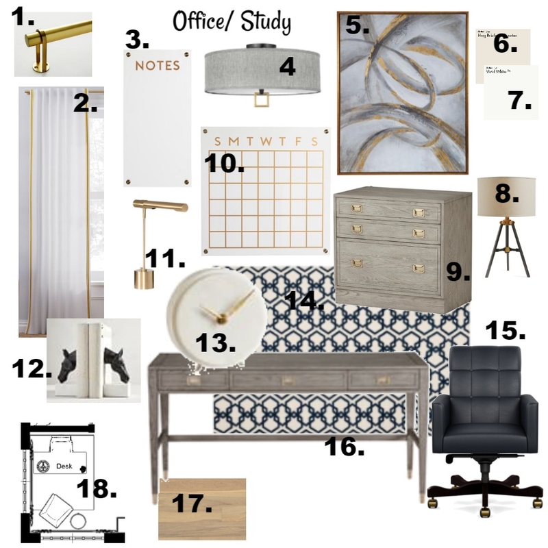 Office Sample Board Mood Board by Seals Properties, LLC on Style Sourcebook