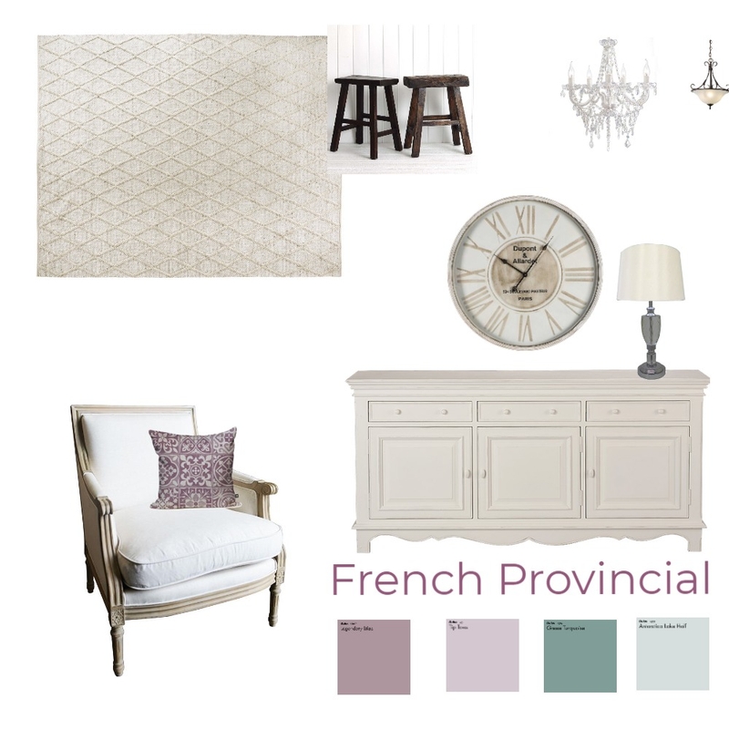 French Provincial Mood Board by Sue Sallabanks on Style Sourcebook