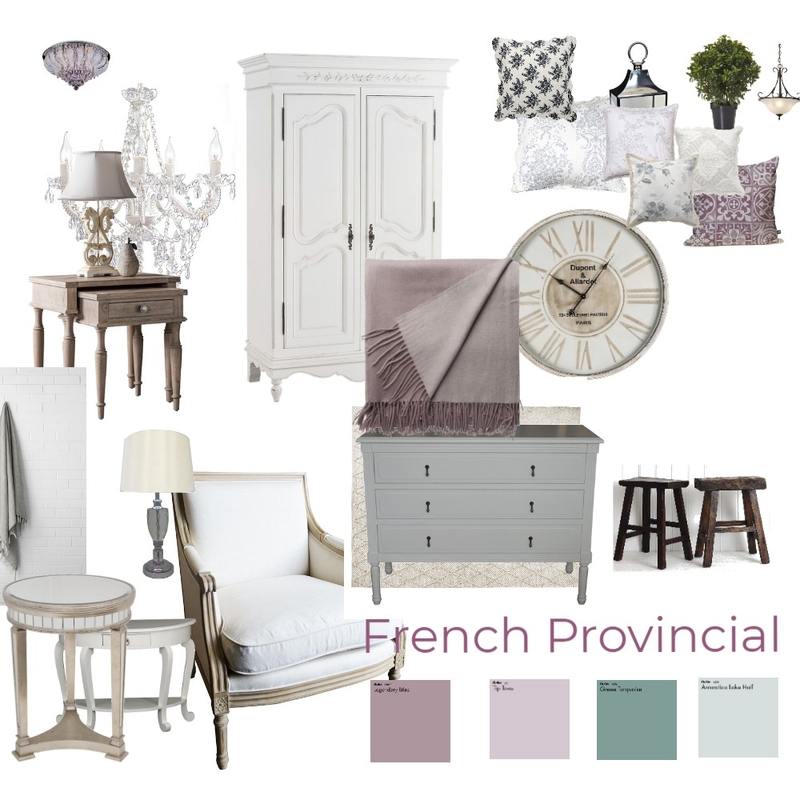 French Provincial Mood Board by Sue Sallabanks on Style Sourcebook