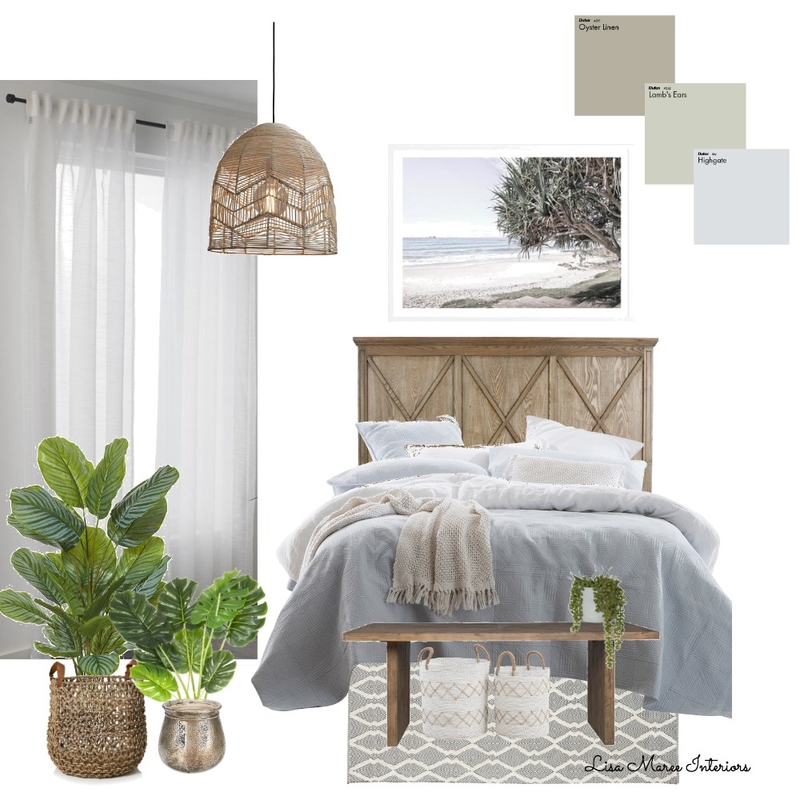 Coastal Masterbedroom Mood Board by Lisa Maree Interiors on Style Sourcebook