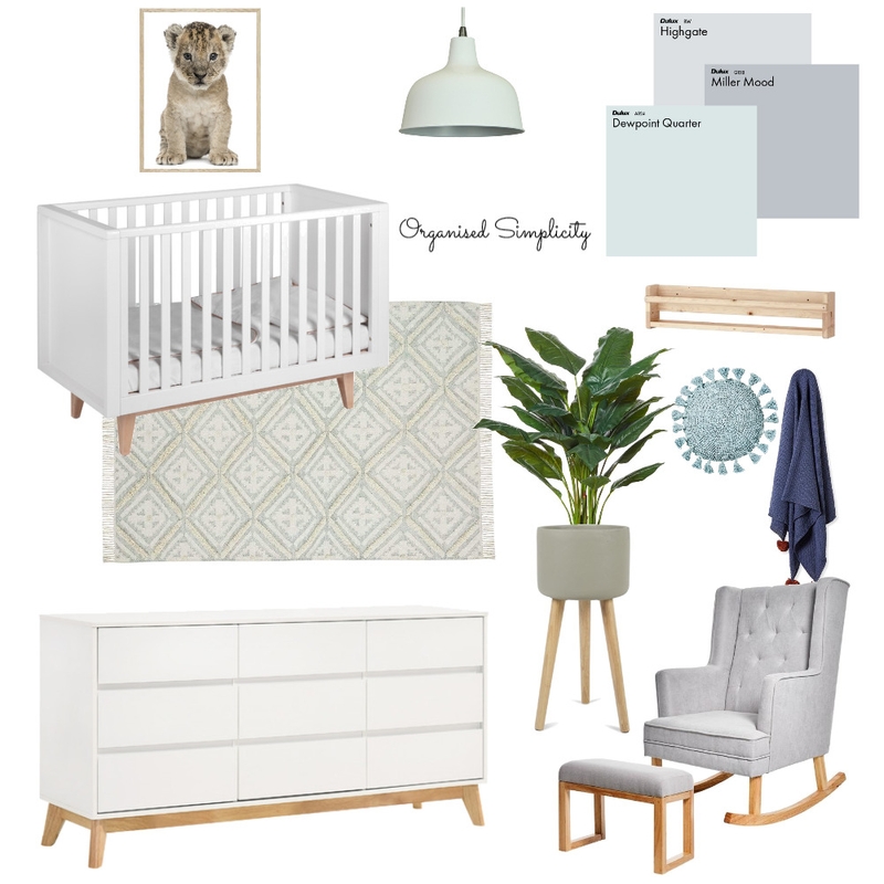 nursery Mood Board by Organised Simplicity on Style Sourcebook