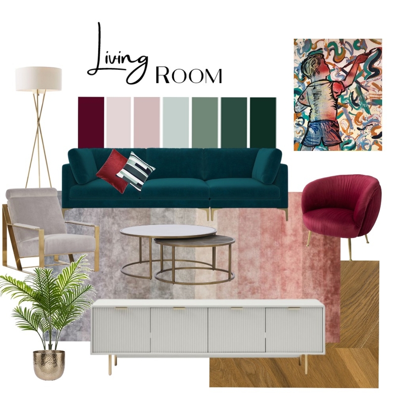 LIVING ROOM - EL Mood Board by ckiti on Style Sourcebook