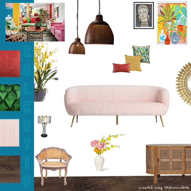 Eclectic Mood Board by Fiona Barbour on Style Sourcebook