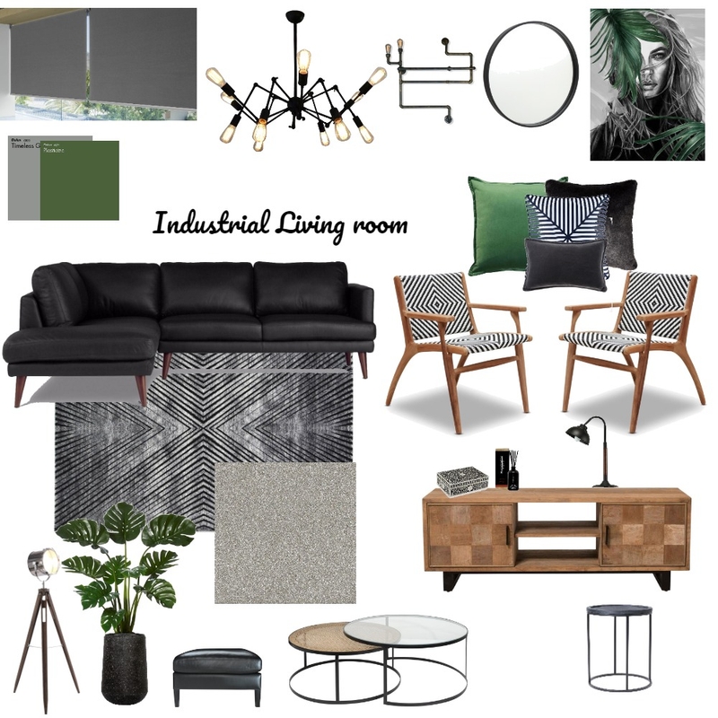 Industrial room Mood Board by Hloni Makuluma on Style Sourcebook