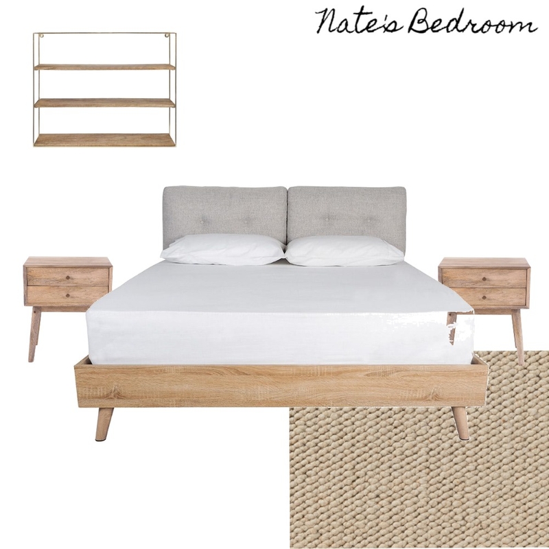 Nate's Bedroom Mood Board by Spruce Design Studio on Style Sourcebook