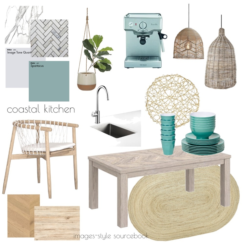 Coastal Kitchen Mood Board by Jo Murphy on Style Sourcebook