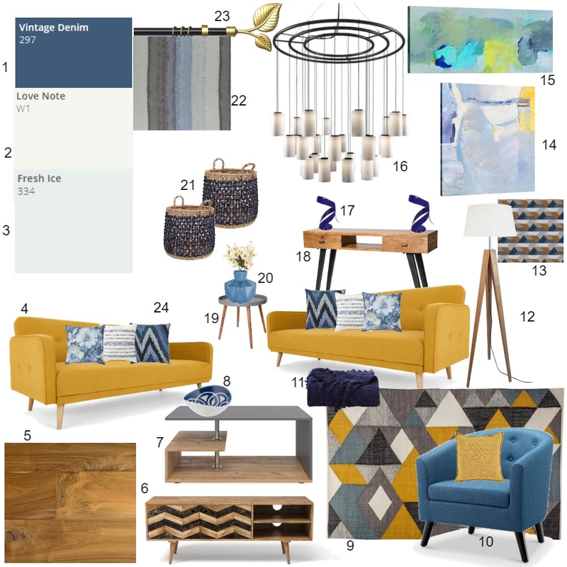 living room Mood Board by Tasleema Jungal on Style Sourcebook