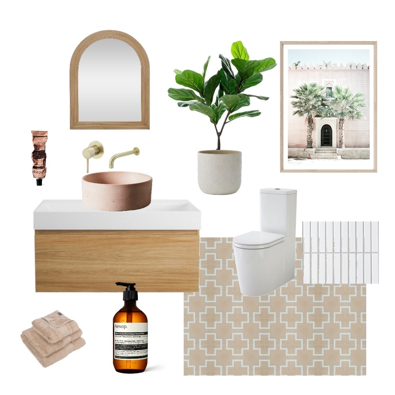 Powder Room Mood Board by humblehomeinthehills on Style Sourcebook