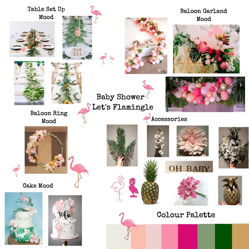 Baby, Let's Flamingle! Mood Board by Anita Smith on Style Sourcebook