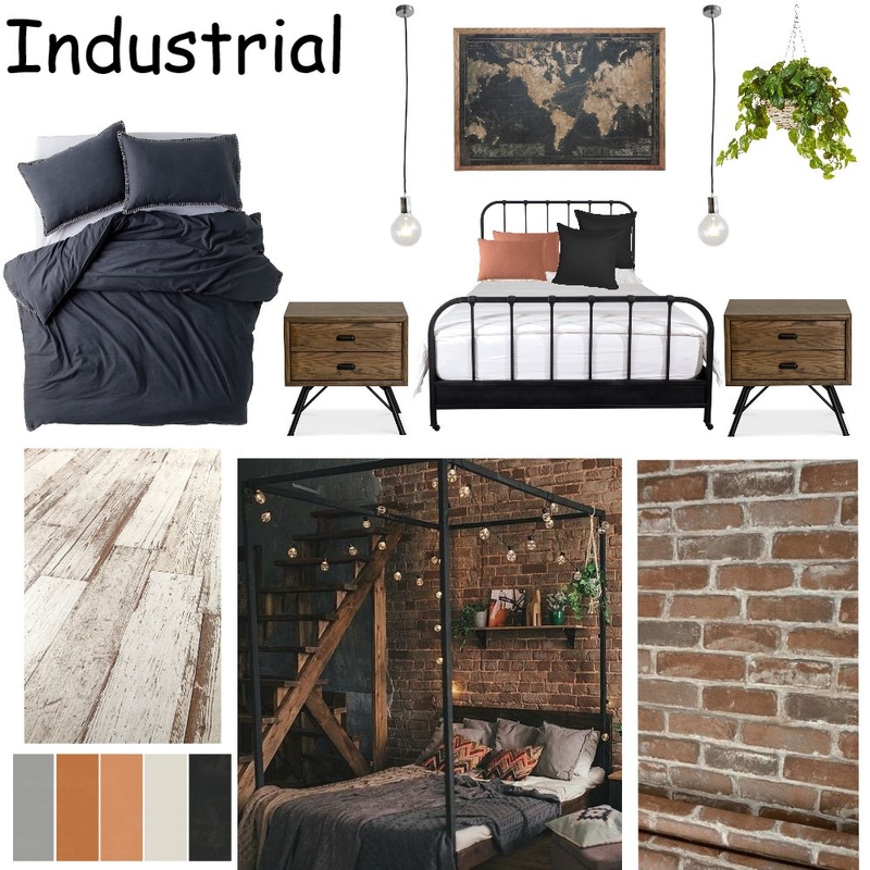 industrial Mood Board by George Lambas on Style Sourcebook