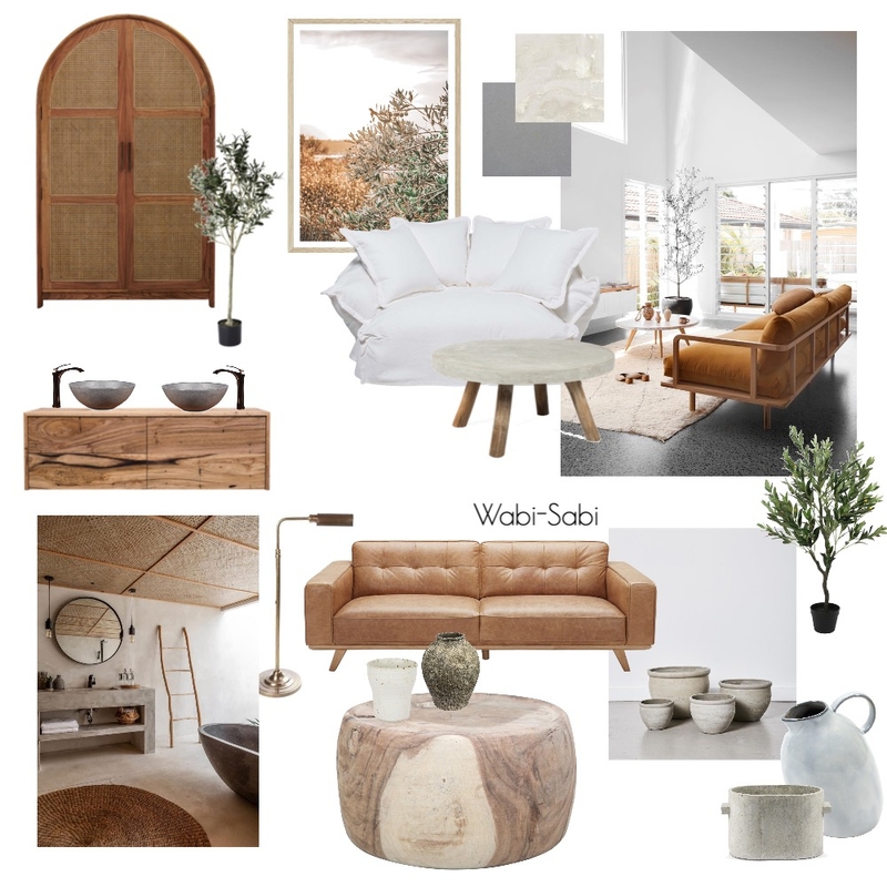 Wabi Sabi Mood Board by laurakateberry on Style Sourcebook