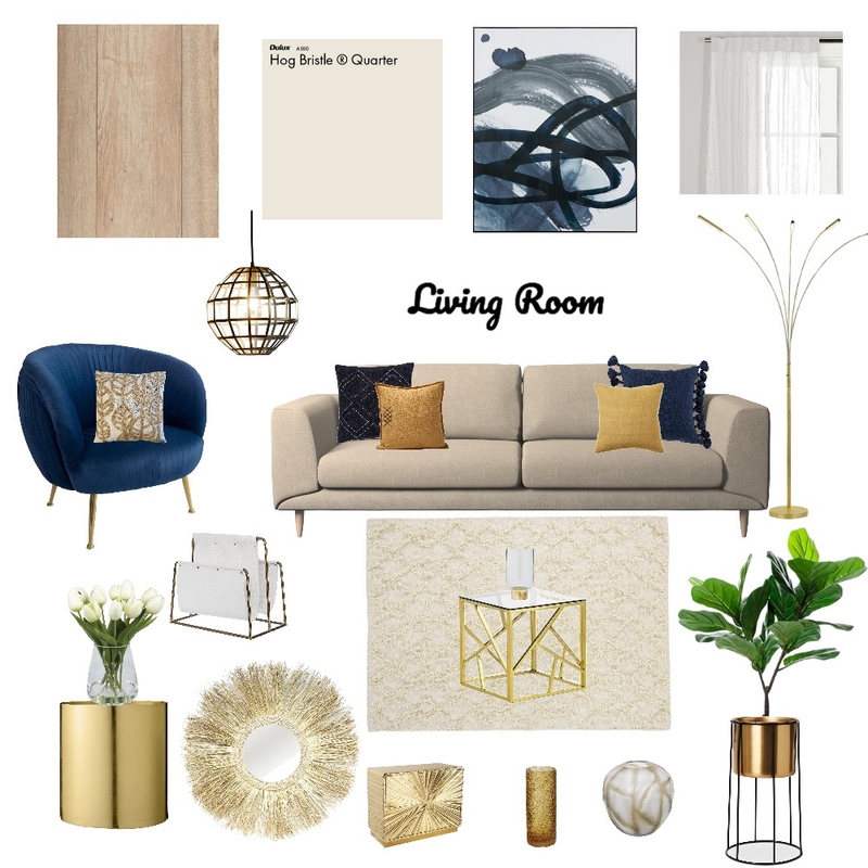 Module 9- Living Room Mood Board by Margot Interiors on Style Sourcebook