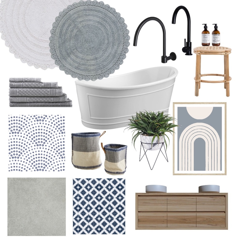 Farmhouse Bathroom Mood Board by TJ on Style Sourcebook