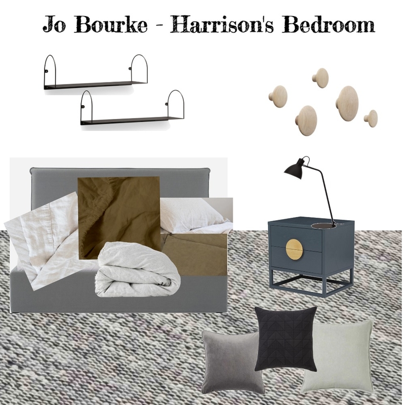 Jo Bourke - Harrison's Bedroom Mood Board by BY. LAgOM on Style Sourcebook