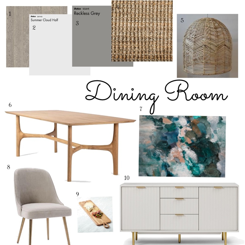 Dining Room Mood Board by mirandamacqueen on Style Sourcebook