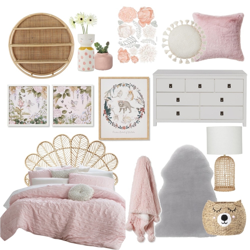 Girls Room Mood Board by jemmagrace on Style Sourcebook